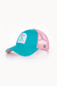 Casquette lovers turquoise